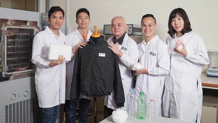 新加坡國立大學(xué)創(chuàng)新研發(fā) 世界首個(gè)塑料瓶制隔熱與隔音氣凝膠材料